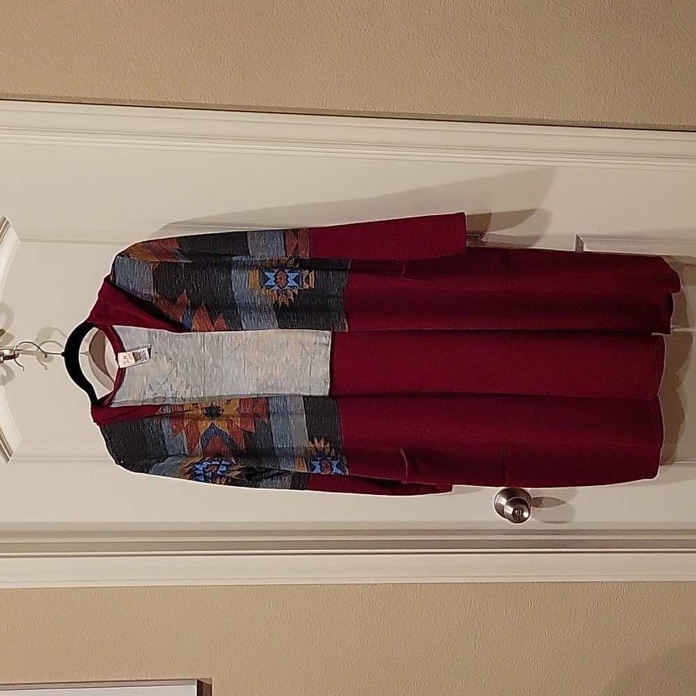 7th Ray hooded cardigan with pockets